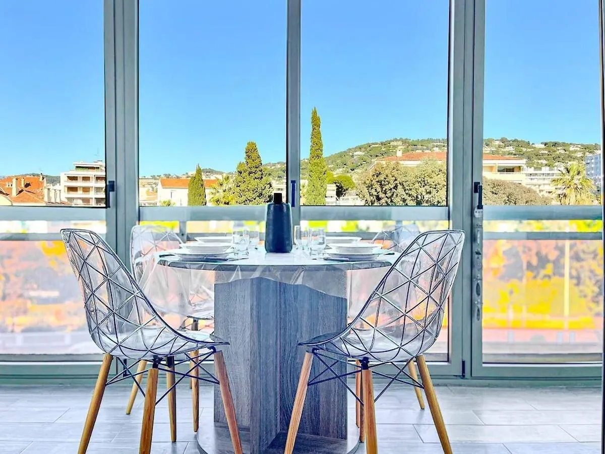 Apartment Le Mimosa - Accommodation Patio Centre De Cannes