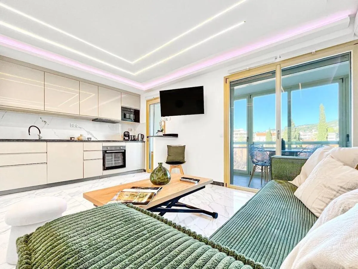 Apartment Le Mimosa - Accommodation Patio Centre De Cannes France